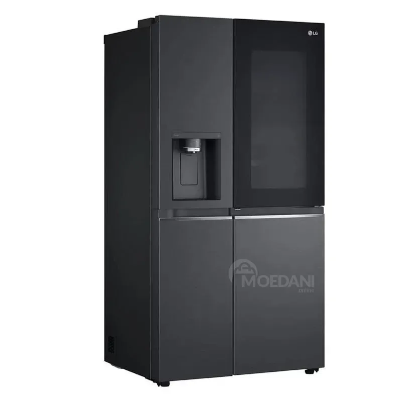 Холодильник LG GR-X267Cqew.Amcqmer (без системы No Frost, 617 л), черный. Тбилиси - изображение 3