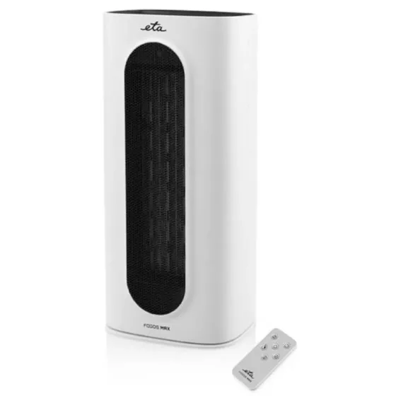 ETA Eta362390000 Fogos MAX, 2000 Вт, 20 м², вентиляторный обогреватель, белый Тбилиси