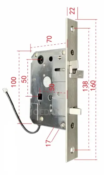 Smart lock Smart locks Tuya App H17 Black Tbilisi - photo 2