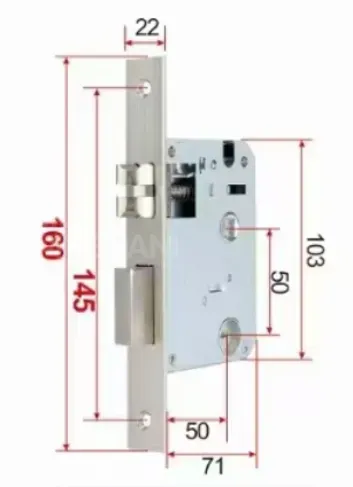 Smart lock Smart locks Tuya App H03 Black Tbilisi - photo 2