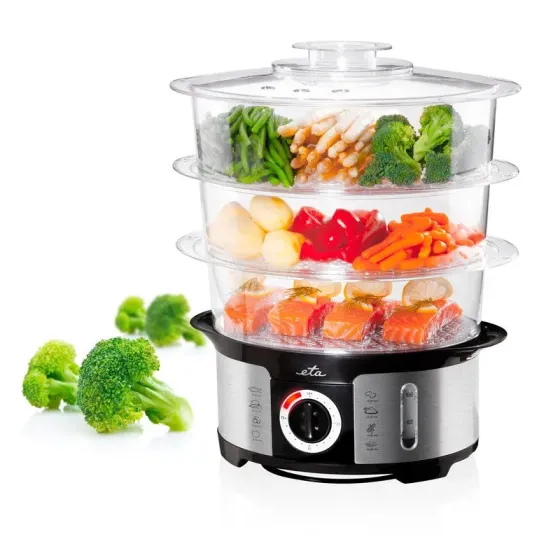 Пароварка ETA 013490000, серебристая. Тбилиси