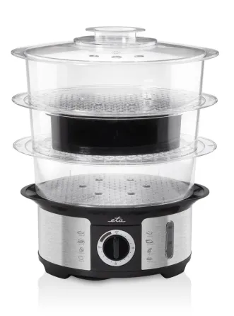 Пароварка ETA 013490000, серебристая. Тбилиси