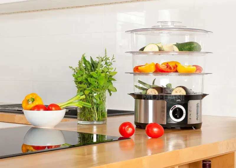 Пароварка ETA 013490000, серебристая. Тбилиси - изображение 6