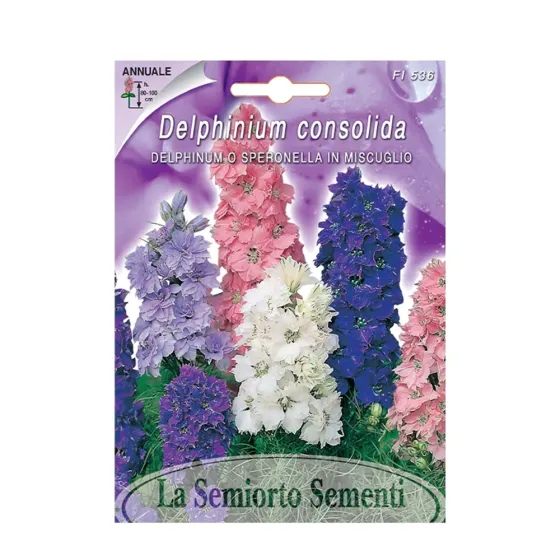Დელფინიუმის თესლი Delphinium o Speronelle IN MIX Fi536-MAXIFlor თბილისი