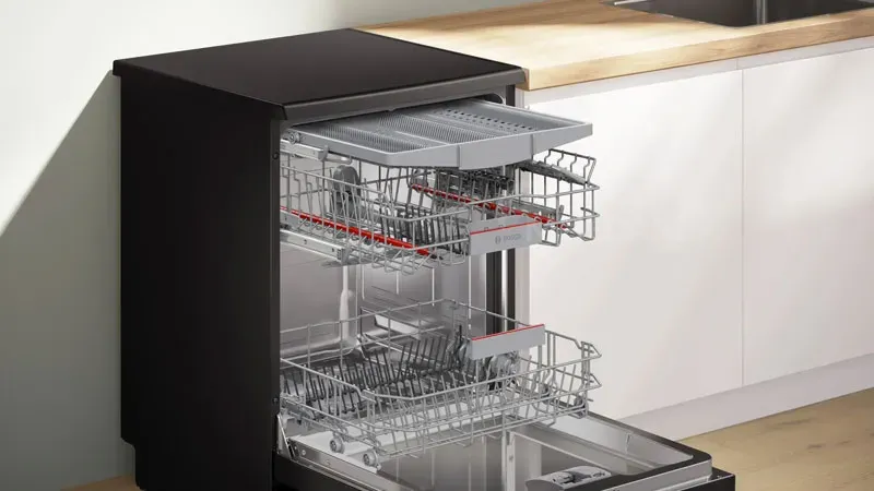 Ჭურჭლის სარეცხი მანქანა Bosch Sms4Imb62Q შავი თბილისი - photo 4