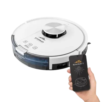 Რობოტი მტვერსასრუტი ETA 423790000 Stormio Robotic Vacuum Cleaner With Smart Application White თბილისი