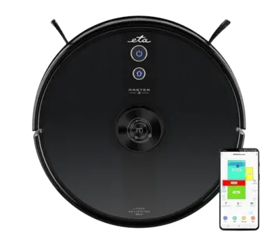 Რობოტი მტვერსასრუტი ETA 522990010 Master Robotic Vacuum Cleaner With Smart Application Black თბილისი