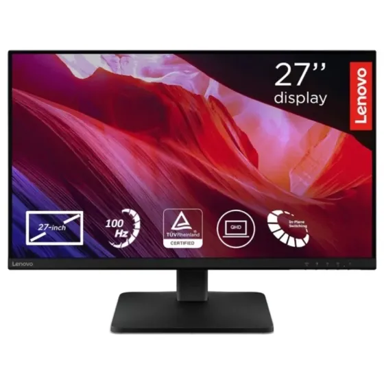 Მონიტორი Lenovo L27Qe QHD IPS 27 ინჩი 100Hz თბილისი