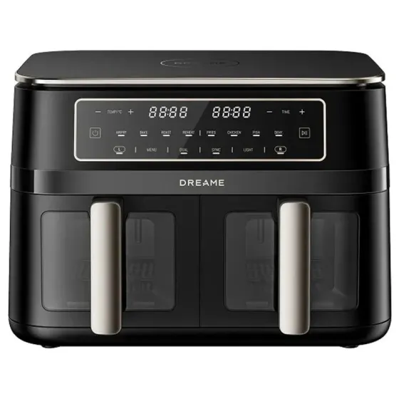 Аэрофритюрница с двумя отделениями Dreame AIR Fryer Dz30, 11 литров, черная. Тбилиси