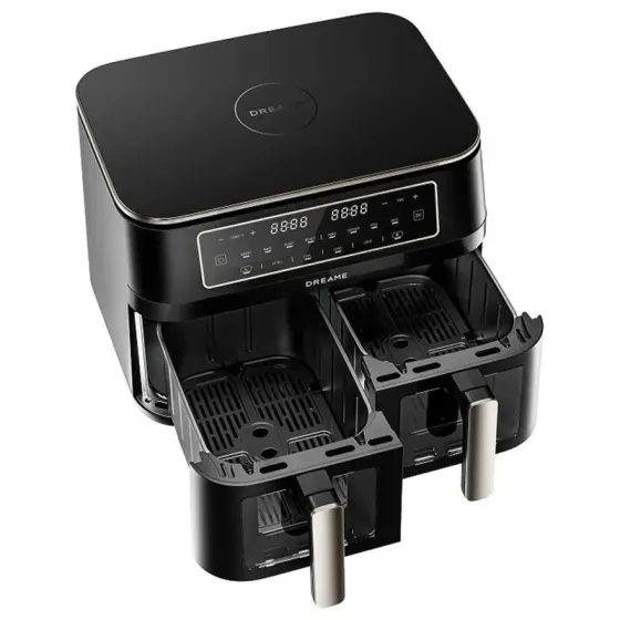Аэрофритюрница с двумя отделениями Dreame AIR Fryer Dz30, 11 литров, черная. Тбилиси
