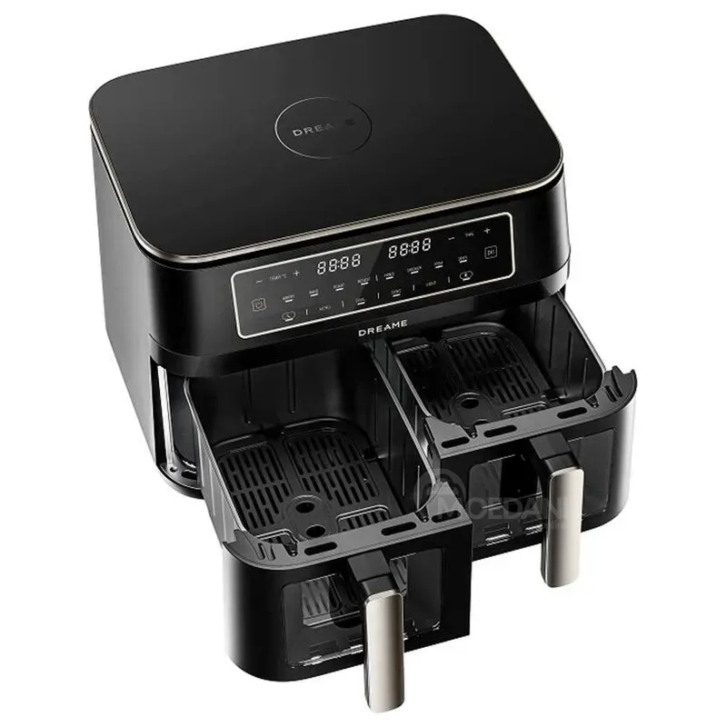 Аэрофритюрница с двумя отделениями Dreame AIR Fryer Dz30, 11 литров, черная. Тбилиси - изображение 3