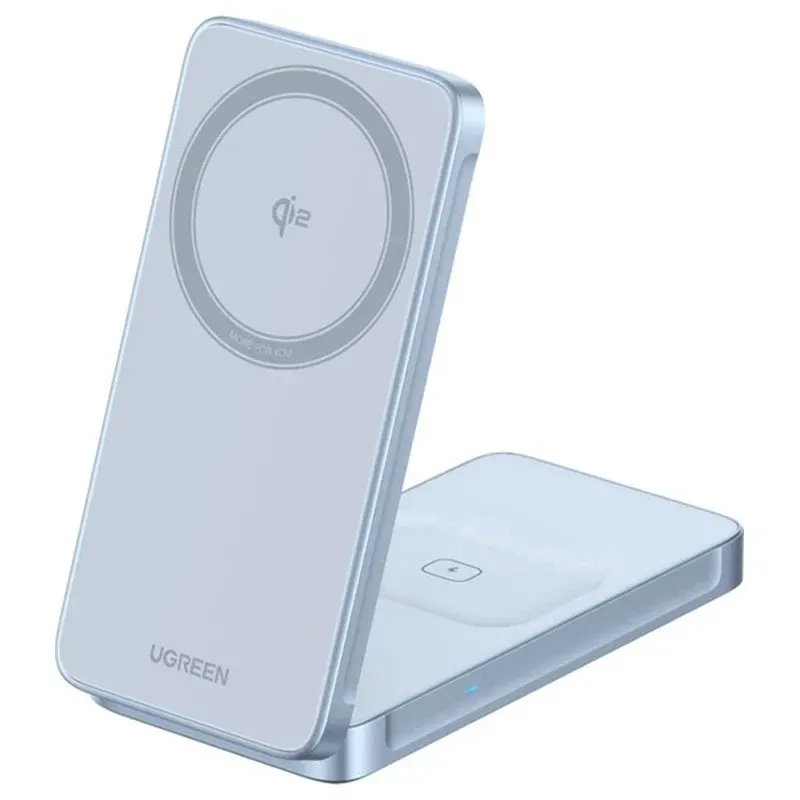 Беспроводное зарядное устройство Ugreen W756 (55963) MagFlow 2-в-1 — это компактное и мощное устройство. Тбилиси - изображение 2