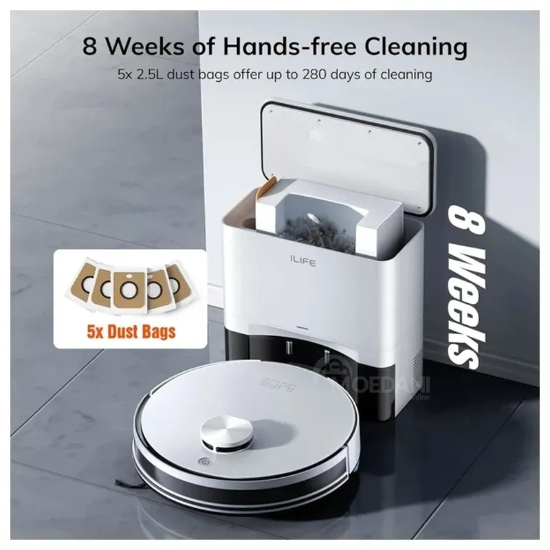 Რობოტი მტვერსასრუტი მშრალი და სველი წმენდით Ilife A30 PRO, 5000Pa, Lidar თბილისი - photo 6