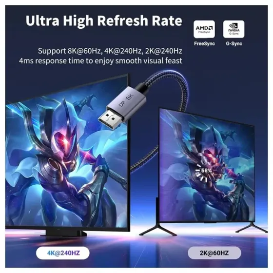 Video cable Displayport Ugreen Dp120 (25906) 8K 3 meters Tbilisi