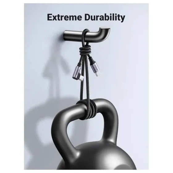 USB Cable Type-C TO Type-C Ugreen Us255 (50123) 60W 1m Gray Tbilisi