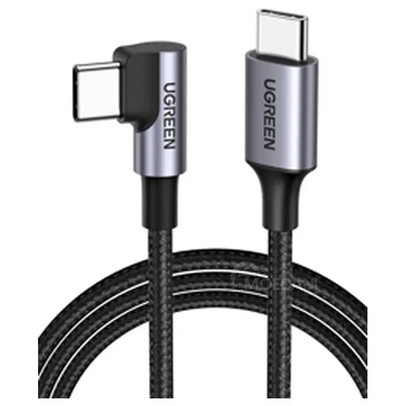 USB Cable Type-C TO Type-C Ugreen Us255 (50123) 60W 1m Gray Tbilisi - photo 2
