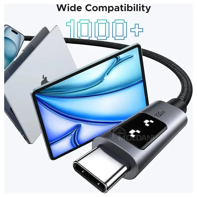 USB Cable Fast Charging Ugreen UNO L509 (35501) 100W Type-C TO Type-C 1m Black/Gray Tbilisi - photo 2