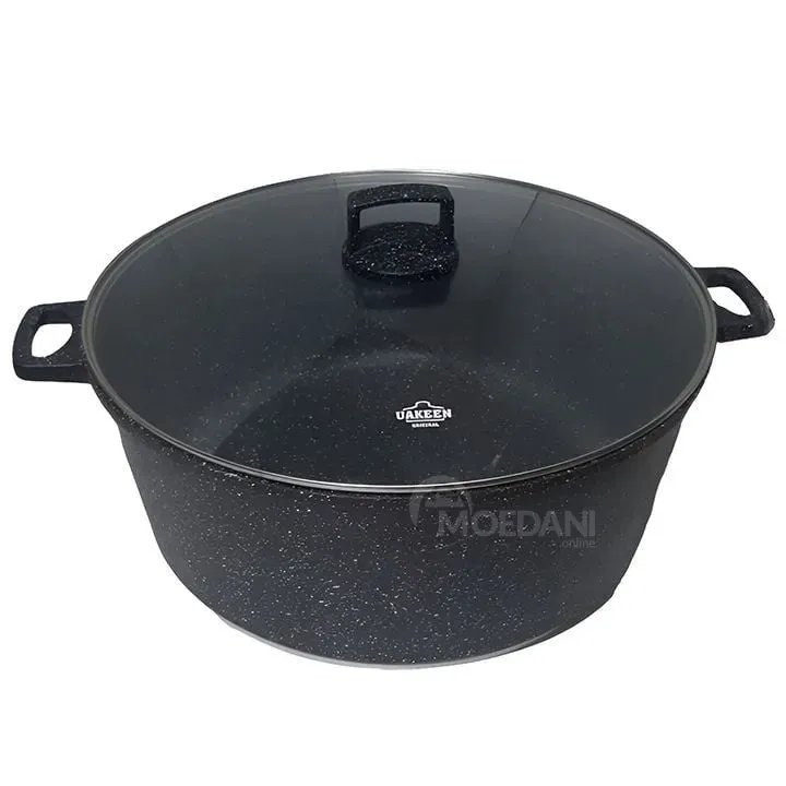 Გრანიტის ქვაბი Uakeen VK-329 (23 L, 46 CM) Black თბილისი - photo 1