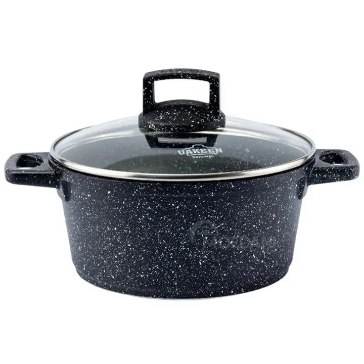 Გრანიტის ქვაბი Uakeen VK-338 (17.5 L, 42 CM) Black თბილისი - photo 1