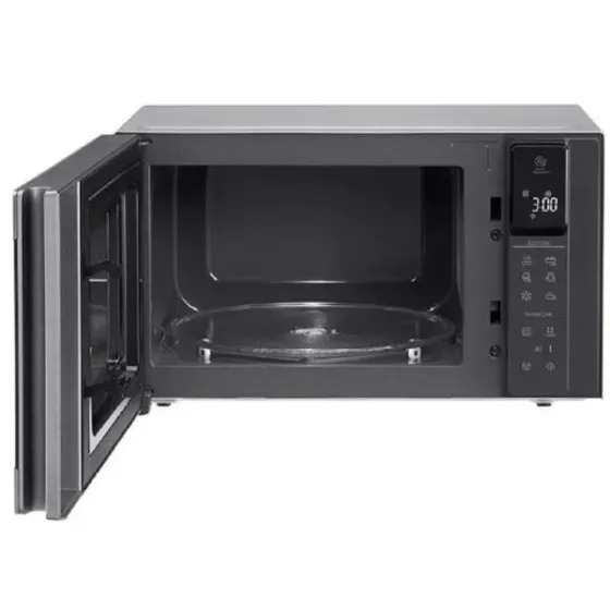 Микроволновая печь LG MS2595CIS.BSSQMER, 1000 Вт, 25 л, черно-серебристая. Тбилиси