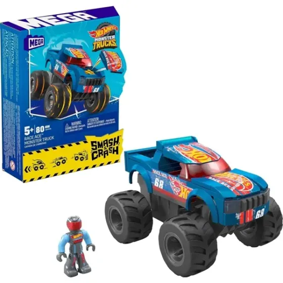 Სათამაშო მანქანა Mattel Hmm49 HOT Wheels Monster Trucks SNC Race ACE თბილისი