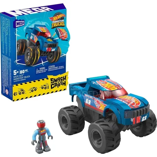 Სათამაშო მანქანა Mattel Hmm49 HOT Wheels Monster Trucks SNC Race ACE თბილისი - photo 1