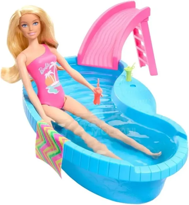 Ბარბის სათამაშო ნაკრები Mattel Hrj74, Barbie Pool With Doll თბილისი - photo 5