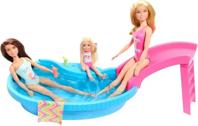 Ბარბის სათამაშო ნაკრები Mattel Hrj74, Barbie Pool With Doll თბილისი - photo 3