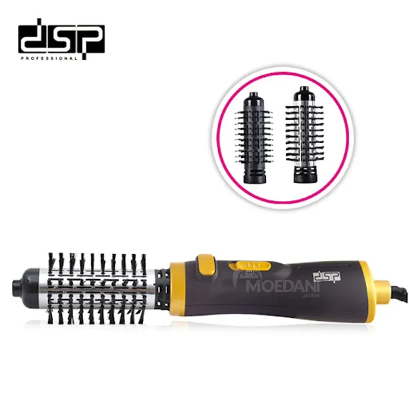Электрическая расческа для волос DSP 50046 (90 Вт, 160–210 °C), черная. Тбилиси - изображение 2