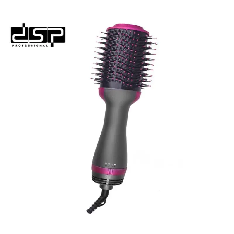 Электрическая расческа для волос DSP 50052 (1000 Вт, 160–210 °C), черная/розовая Тбилиси - изображение 1