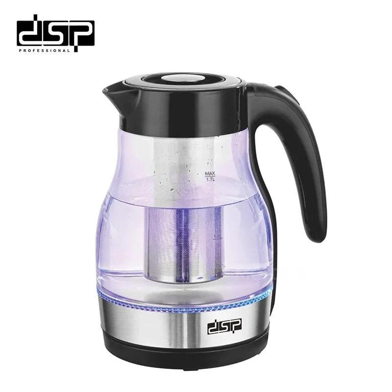 Electric kettle with tea infuser DSP Kk1270 (2200 W, 1.7 L) Silver Tbilisi - photo 1