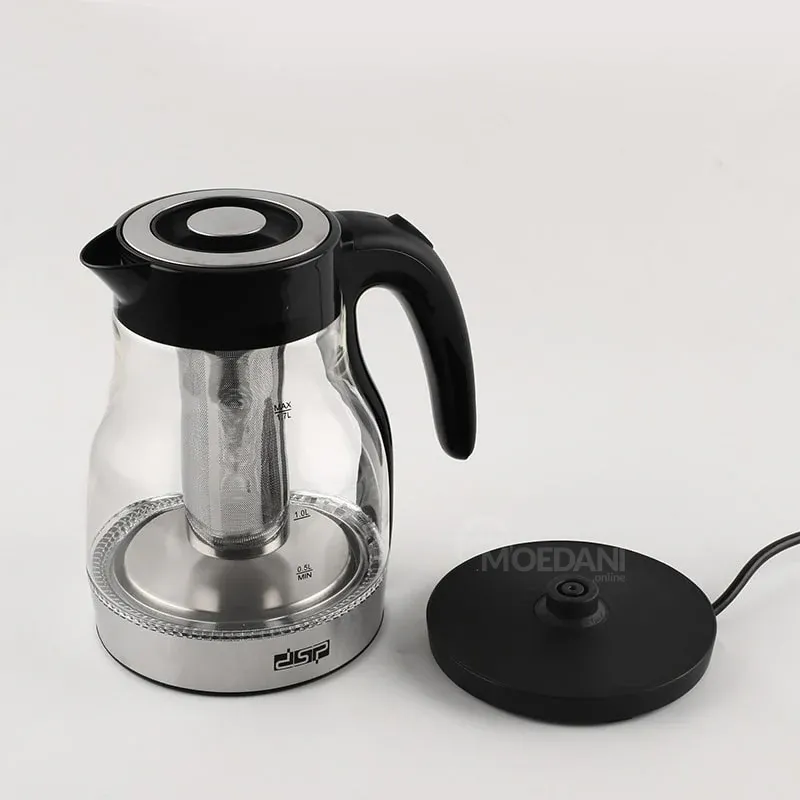 Electric kettle with tea infuser DSP Kk1270 (2200 W, 1.7 L) Silver Tbilisi - photo 3