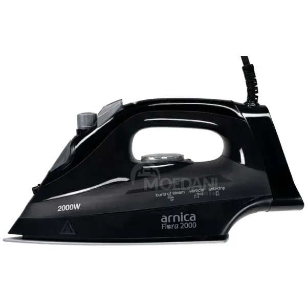 Ორთქლის უთო Arnica Ut61044, 2000W, Steam Iron, Black თბილისი - photo 1