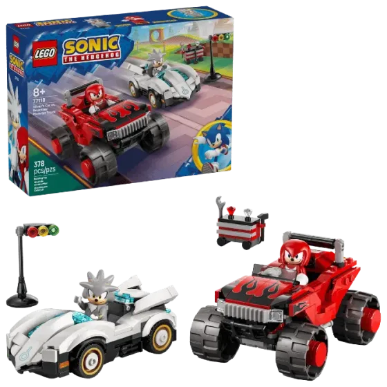 LEGO Silver'S CAR VS. Knuckles' Monster Truck 77118 Tbilisi