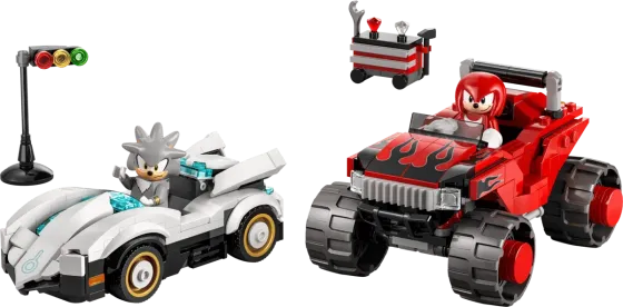 LEGO Silver'S CAR VS. Knuckles' Monster Truck 77118 Tbilisi