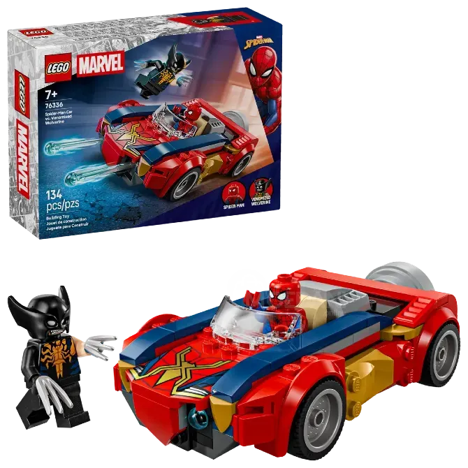 Ასაწყობი კონსტრუქცია Spider-MAN CAR VS. Venomized Wolverine 76336 | Marvel თბილისი - photo 1