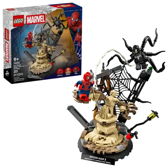 Ასაწყობი კონსტრუქცია Epic Battle: Spider-MAN VS. Sandman 76334 | Marvel თბილისი
