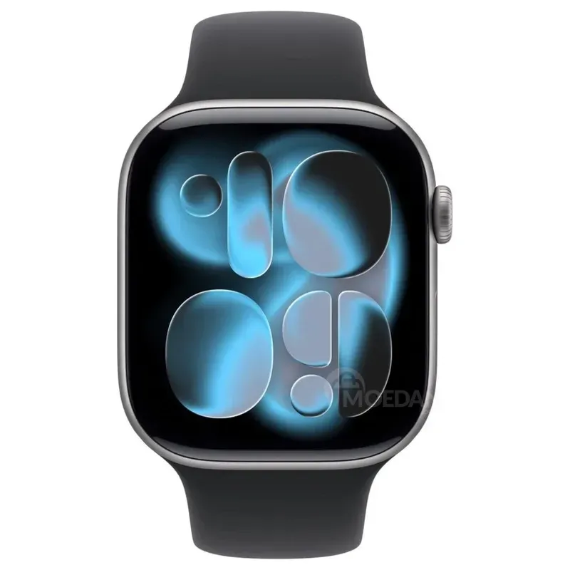 Смарт-часы Apple Watch Series 11 GPS 42 мм, корпус из алюминия цвета «космический серый», с черным спортивным ремешком. Тбилиси - изображение 1