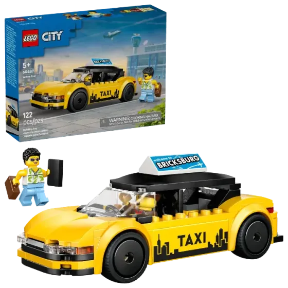 Construction set Yellow Taxi 60487 | City Lego Tbilisi