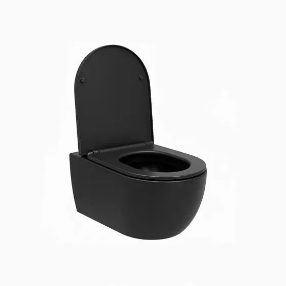Wall-hung toilet B2369Dmb matte black 515X370X300 mm Tbilisi