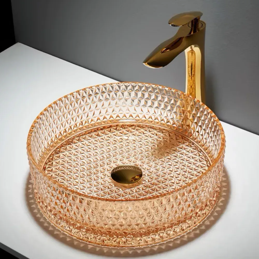 Стеклянный умывальник Gl01D-CP Тбилиси - изображение 1