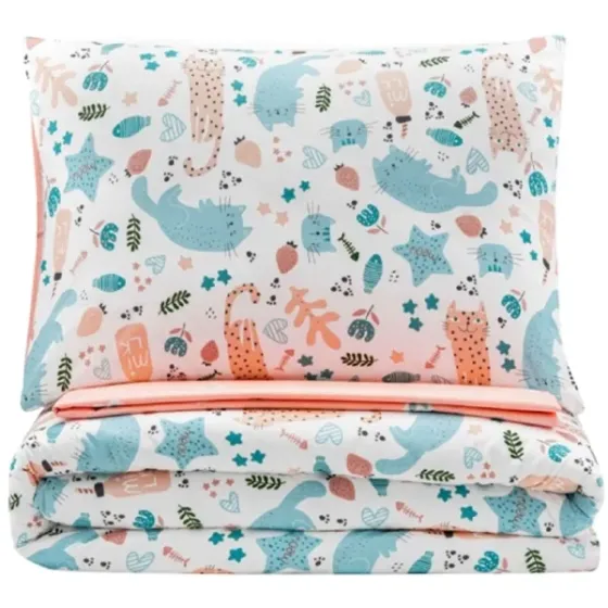 Თეთრეულის ნაკრები Ardesto Art1622Cp Gloria, 1.5 BED, Peach თბილისი