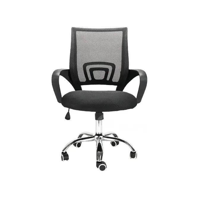 1+1 office chair with mesh backrest, black on casters Tbilisi - photo 6