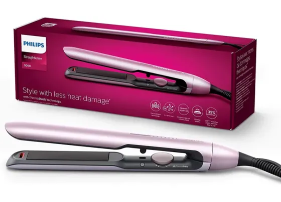 Თმის უთო Philips Bhs530/00 (120°C - 230°C) ვარდისფერი თბილისი