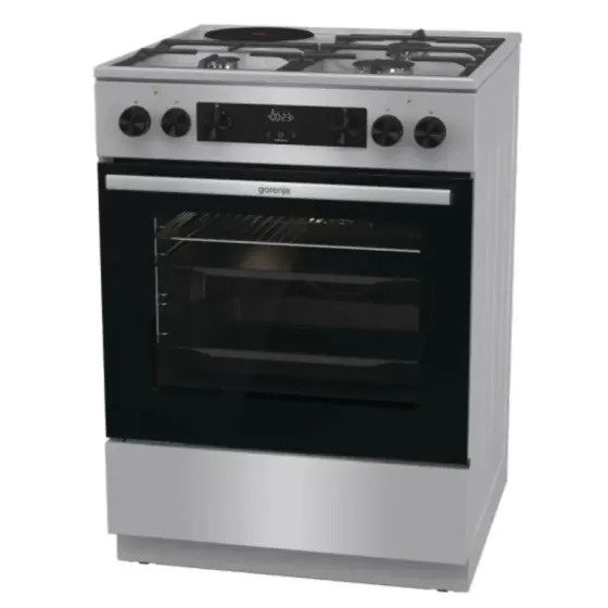 Გაზქურა Gorenje Gk6C62Xc (71ლ, ვერცხლისფერი) თბილისი