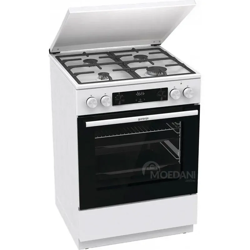 Газовая духовка Gorenje Gks6C71Wf (71л, белая) Тбилиси - изображение 2