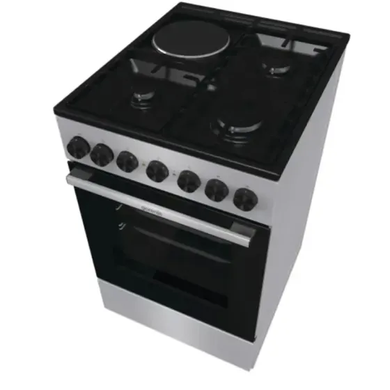 Გაზქურა Gorenje Gk5B42Sd (70ლ, შავი-ვერცხლისფერი) თბილისი