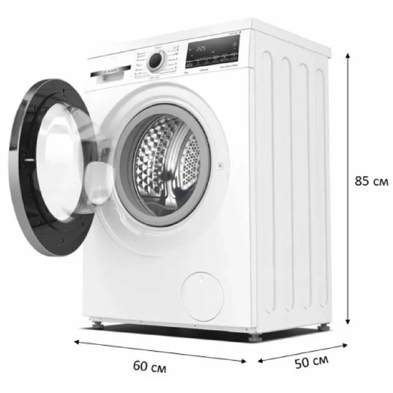 Washing Machine Bosch Wls28460Me, 8KG, A, 1400Rpm, 59Db, Washing Machine, White Tbilisi - photo 2
