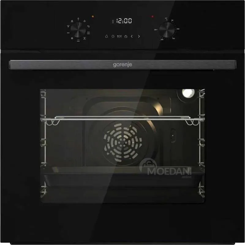Встраиваемая электрическая духовка Gorenje Bo6737E02Nbg, 2900 Вт, 73 л, черная. Тбилиси - изображение 1