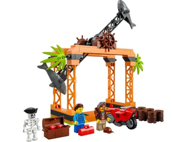 Ლეგო Lego City Stuntz THE Shark Attack Stunt Challenge თბილისი